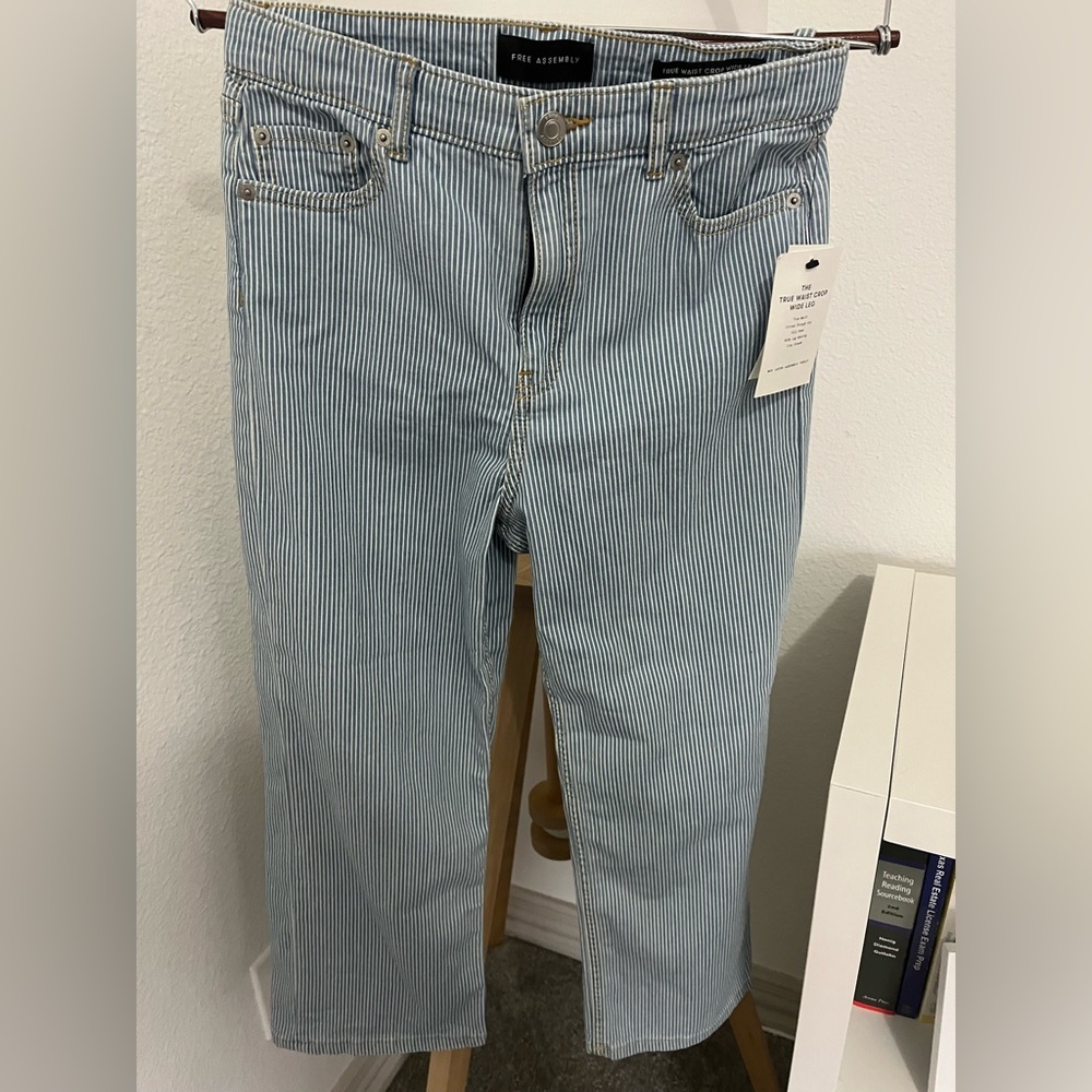 Free Assembly Crop Wide Leg Girls Pants